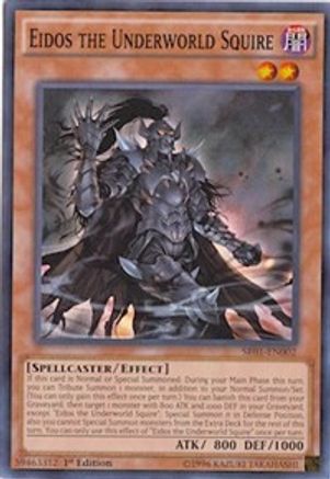 Image of Eidos the Underworld Squire (SR01-EN002) - Structure Deck: Emperor of Darkness 1st Edition
