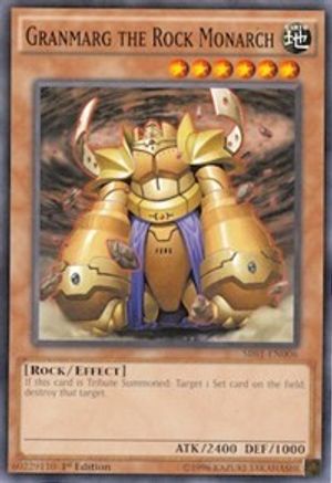 Image of Granmarg the Rock Monarch (SR01-EN006) - Structure Deck: Emperor of Darkness 1st Edition