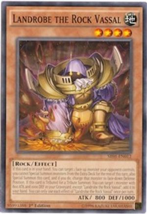 Image of Landrobe the Rock Vassal (SR01-EN012) - Structure Deck: Emperor of Darkness 1st Edition