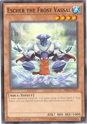 Image of Escher the Frost Vassal (SR01-EN013) - Structure Deck: Emperor of Darkness 1st Edition