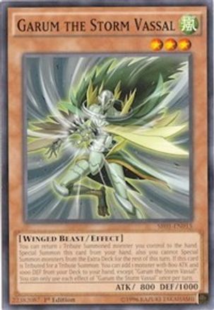 Image of Garum the Storm Vassal (SR01-EN015) - Structure Deck: Emperor of Darkness Unlimited