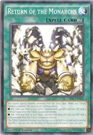 Image of Return of the Monarchs (SR01-EN026) - Structure Deck: Emperor of Darkness Unlimited
