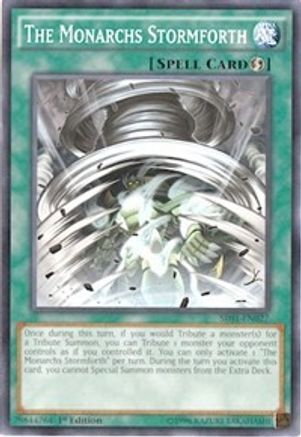 Image of The Monarchs Stormforth (SR01-EN027) - Structure Deck: Emperor of Darkness Unlimited