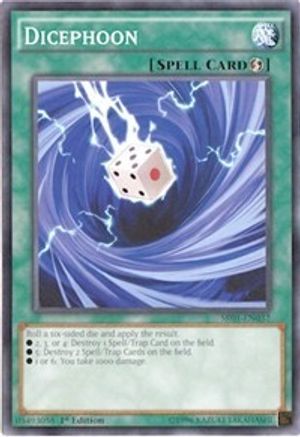 Image of Dicephoon (SR01-EN032) - Structure Deck: Emperor of Darkness Unlimited