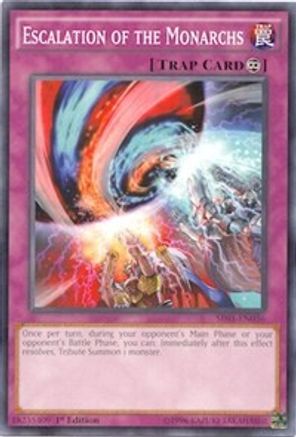 Image of Escalation of the Monarchs (SR01-EN036) - Structure Deck: Emperor of Darkness Unlimited