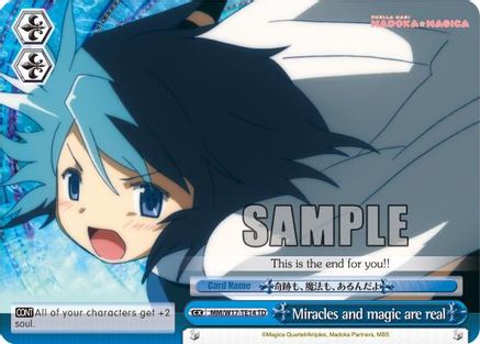 Image of Miracles and magic are real (TD) (MM/W17-TE14 TD) - Puella Magi Madoka Magica