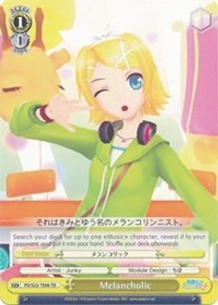 Image of Melancholic (TD) (PD/S22-TE06 TD) - Hatsune Miku -Project DIVA- f