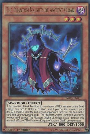 Image of The Phantom Knights of Ancient Cloak (WIRA-EN001) - Wing Raiders 1st Edition