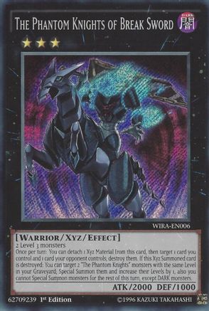Image of The Phantom Knights of Break Sword (WIRA-EN006) - Wing Raiders 1st Edition