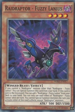 Image of Raidraptor - Fuzzy Lanius (WIRA-EN017) - Wing Raiders 1st Edition