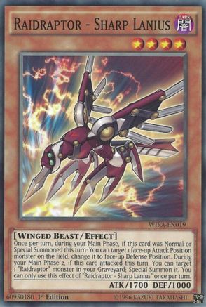 Image of Raidraptor - Sharp Lanius (WIRA-EN019) - Wing Raiders 1st Edition