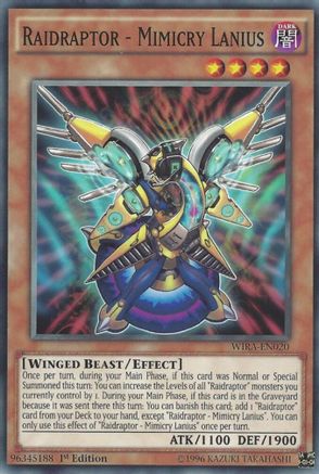Image of Raidraptor - Mimicry Lanius (WIRA-EN020) - Wing Raiders 1st Edition