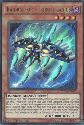 Image of Raidraptor - Tribute Lanius (WIRA-EN021) - Wing Raiders 1st Edition