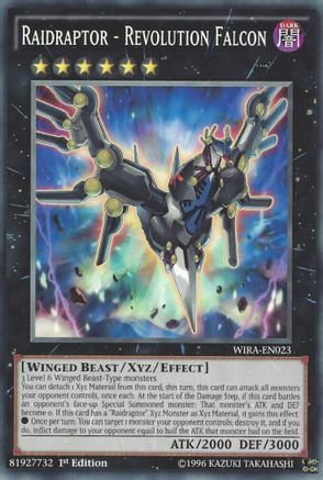 Image of Raidraptor - Revolution Falcon (WIRA-EN023) - Wing Raiders 1st Edition