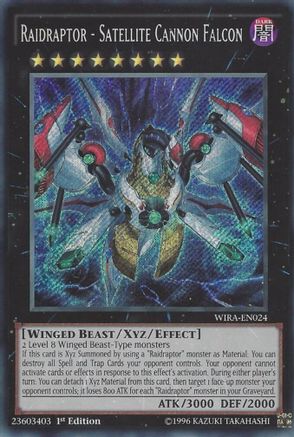 Image of Raidraptor - Satellite Cannon Falcon (WIRA-EN024) - Wing Raiders 1st Edition