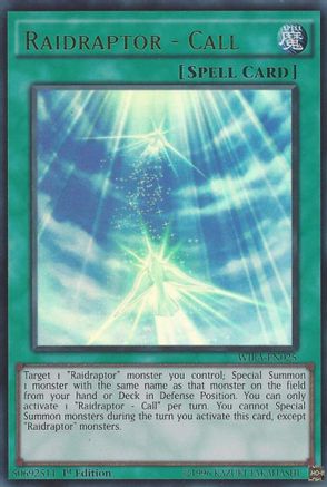 Image of Raidraptor - Call (WIRA-EN025) - Wing Raiders 1st Edition