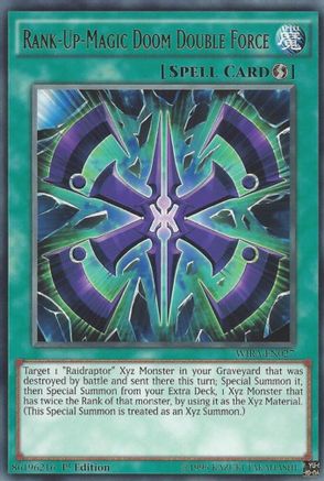 Image of Rank-Up-Magic Doom Double Force (WIRA-EN027) - Wing Raiders 1st Edition