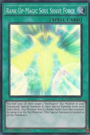 Image of Rank-Up-Magic Soul Shave Force (WIRA-EN028) - Wing Raiders 1st Edition