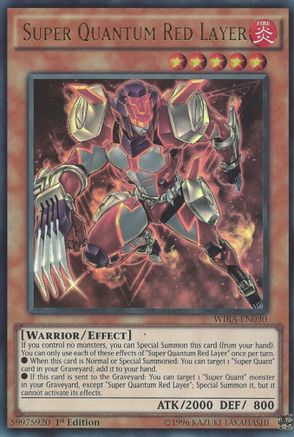 Image of Super Quantum Red Layer (WIRA-EN030) - Wing Raiders 1st Edition