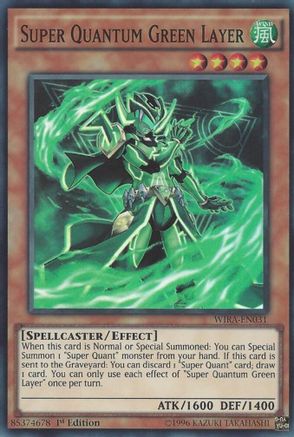 Image of Super Quantum Green Layer (WIRA-EN031) - Wing Raiders 1st Edition