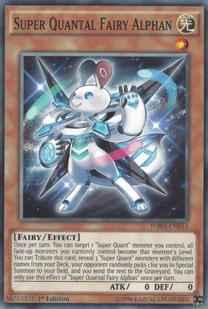 Image of Super Quantal Fairy Alphan (WIRA-EN033) - Wing Raiders 1st Edition