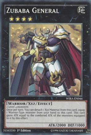Image of Zubaba General (WIRA-EN044) - Wing Raiders 1st Edition