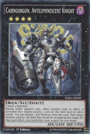 Image of Cairngorgon, Antiluminescent Knight (WIRA-EN049) - Wing Raiders 1st Edition