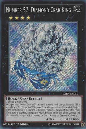 Image of Number 52: Diamond Crab King (WIRA-EN050) - Wing Raiders 1st Edition