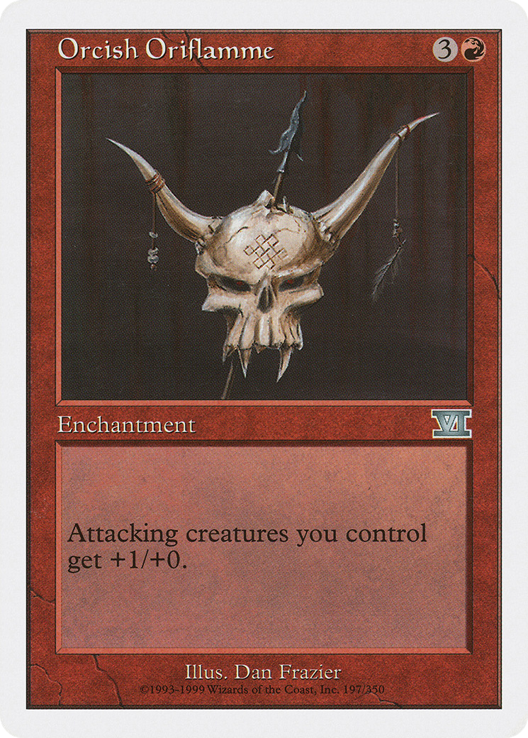 Image of Orcish Oriflamme (6ED-197) - Classic Sixth Edition