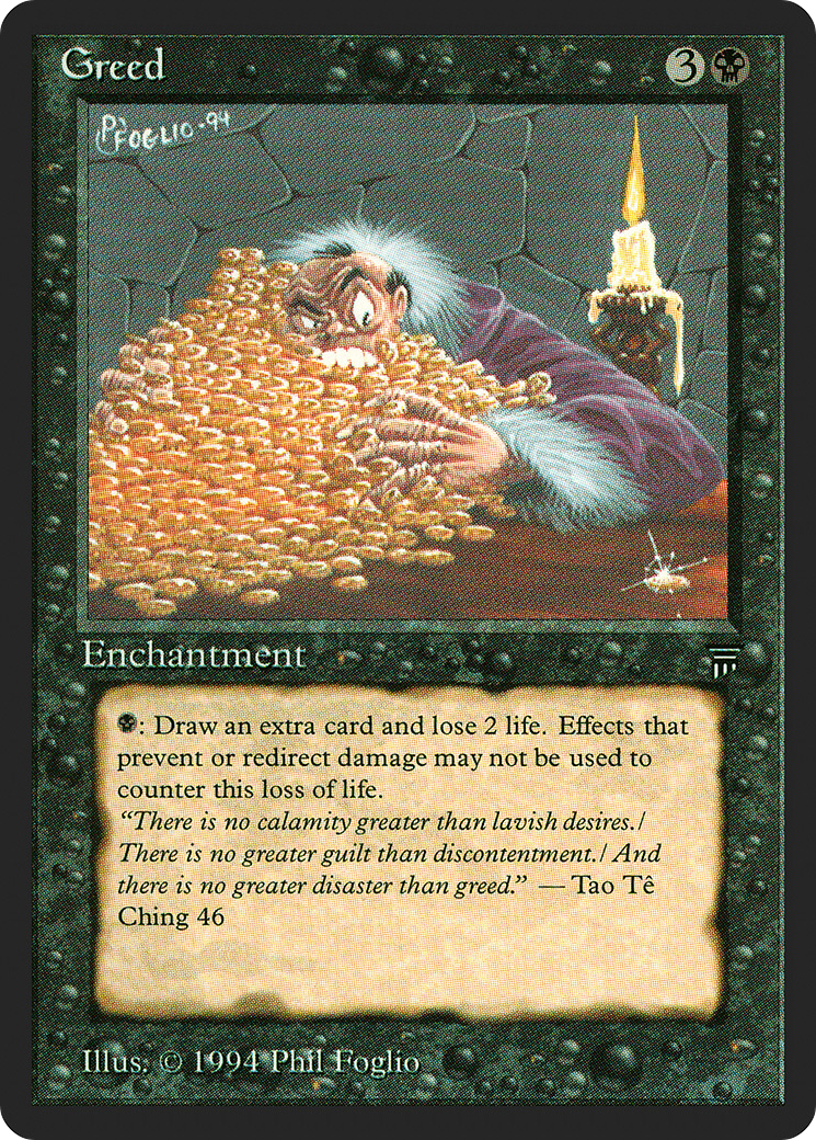 Image of Greed (LEG-) - Legends