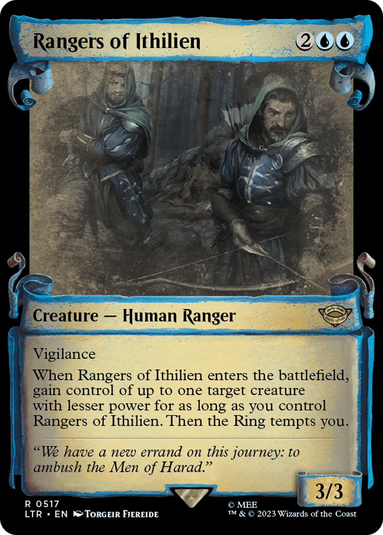 Image of Rangers of Ithilien (Showcase Scrolls) (LTR-517) - The Lord of the Rings: Tales of Middle-earth: (Showcase)