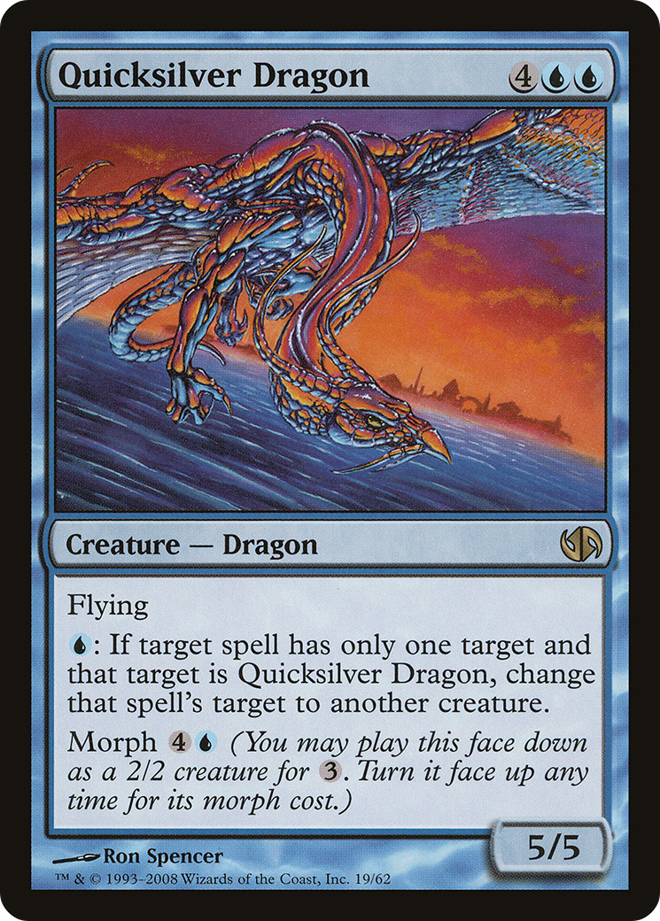 Image of Quicksilver Dragon (DD2-019) - Duel Decks: Jace vs. Chandra