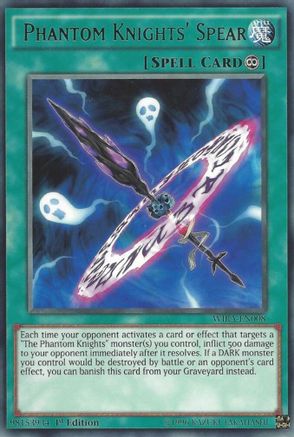 Image of Phantom Knights' Spear (WIRA-EN008) - Wing Raiders 1st Edition