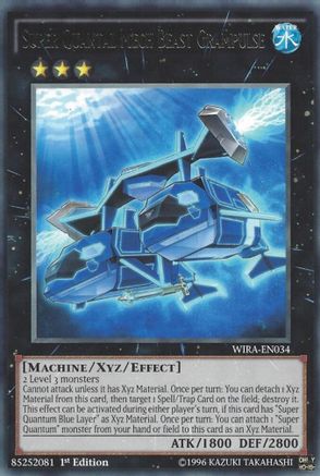 Image of Super Quantal Mech Beast Grampulse (WIRA-EN034) - Wing Raiders 1st Edition