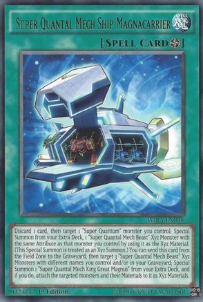 Image of Super Quantal Mech Ship Magnacarrier (WIRA-EN038) - Wing Raiders 1st Edition
