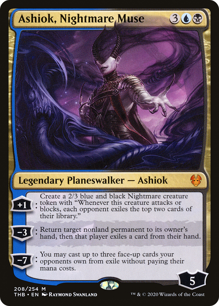 Image of Ashiok, Nightmare Muse (THB-208) - Theros Beyond Death Foil