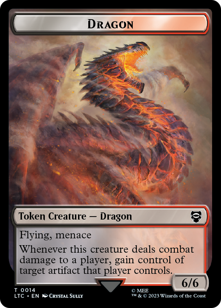 Image of Dragon (TLTC-014) - Tales of Middle-earth Commander Tokens