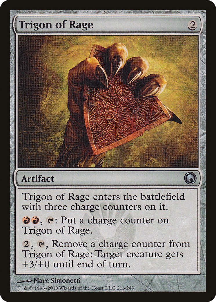 Image of Trigon of Rage (SOM-216) - Scars of Mirrodin Foil