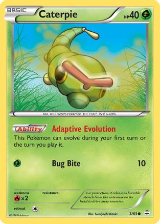 Image of Caterpie 003/83  Generations - Common