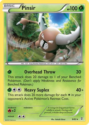 Image of Pinsir 009/83  Generations - Rare