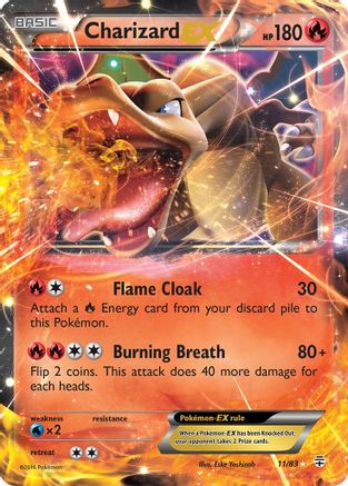 Image of Charizard EX 011/83  - Holofoil Generations - Ultra Rare