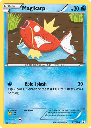 Image of Magikarp 022/83  - Reverse Holofoil Generations - Common