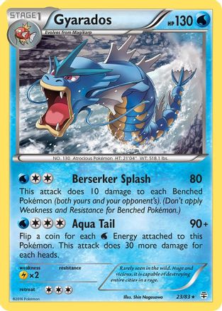 Image of Gyarados 023/83  Generations - Rare