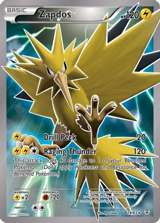 Image of Zapdos 029/83  - Holofoil Generations - Holo Rare