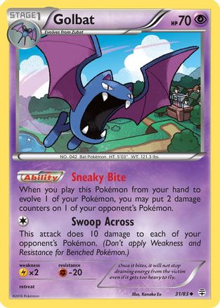 Image of Golbat 031/83  Generations - Uncommon