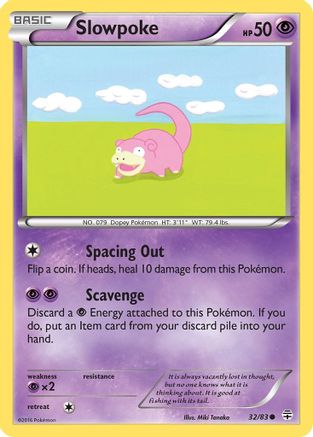 Image of Slowpoke 032/83  - Reverse Holofoil Generations - Common