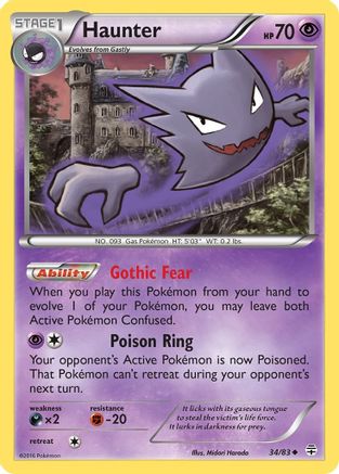 Image of Haunter 034/83  Generations - Uncommon
