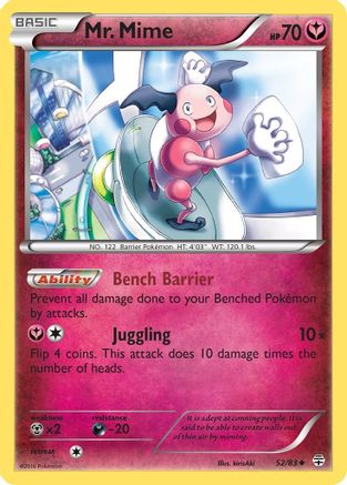 Image of Mr. Mime 052/83  Generations - Uncommon