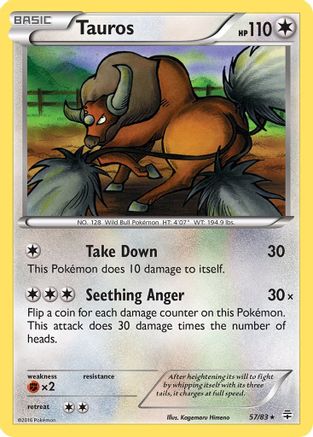 Image of Tauros 057/83  Generations - Rare