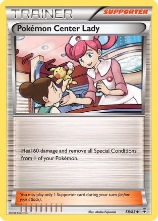 Image of Pokemon Center Lady 068/83  Generations - Uncommon